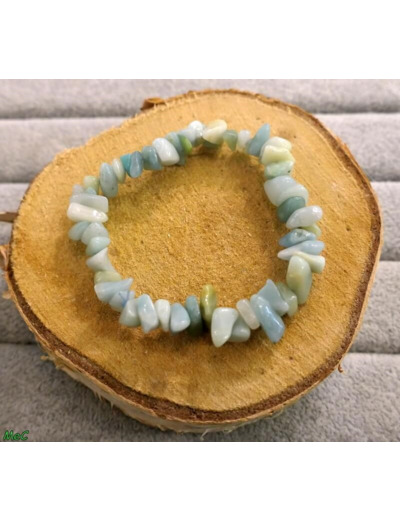 Bracelet amazonite baroque