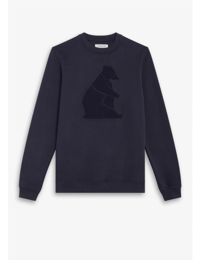 Blotter Atelier - Bear Block Sweat - Navy