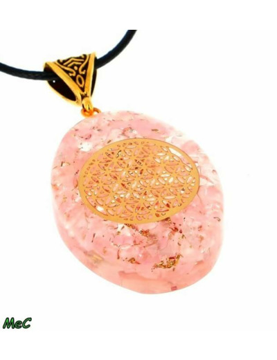 Pendentif orgonite fleur de vie