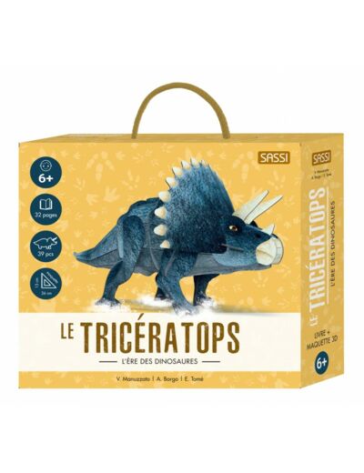 Maquette 3D - le Tricératops - Sassi