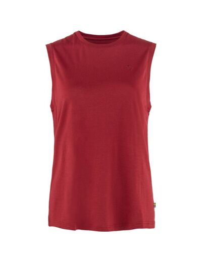 Débardeur Femme Mérinos Abisko Wool Tank Top 346/Pomegranate Red FJÄLLRÄVEN