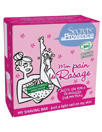 Pain à raser femme – Beurre de Karité bio – Secrets De Provence