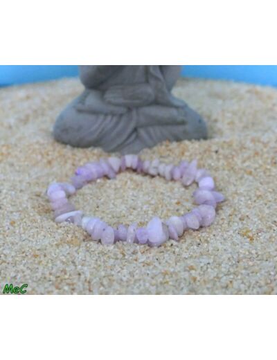 Bracelet baroque kunzite