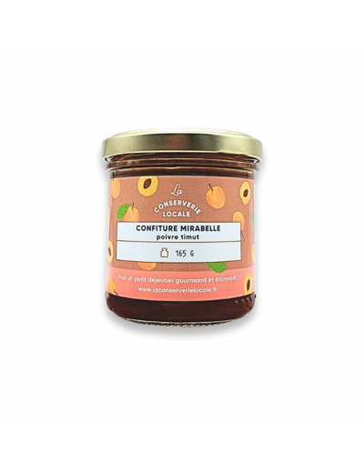 Confiture Mirabelle Poivre Timut 165g