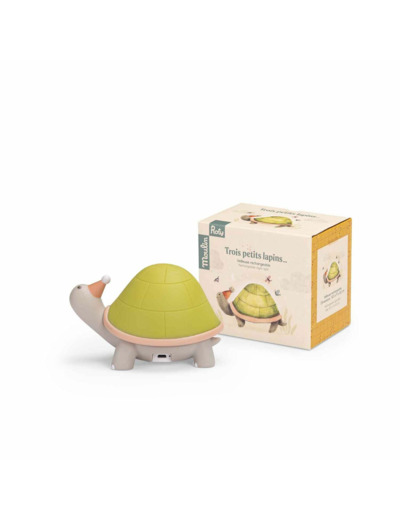 Veilleuse tortue (USB) Trois petits lapins