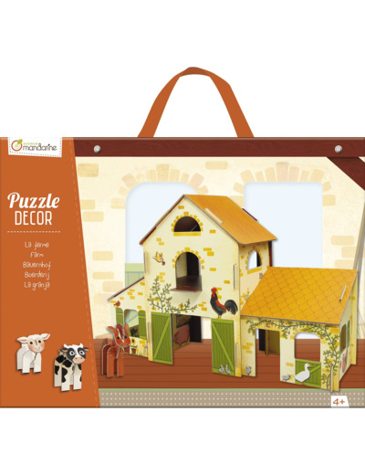 Puzzle décor Ferme - Avenue Mandarine