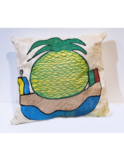 Housse de coussin Ananas Côte d'Ivoire