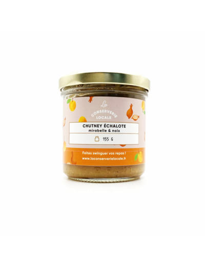 Chutney Échalote Mirabelle & Noix 155g