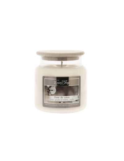 Bougie Cire Colorée 430 g Fleur de Coton