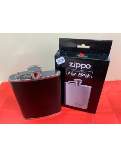 Flasque Métal Ou Gainé Cuir Zippo