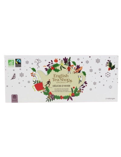 Coffret Délices d'Hiver Blanc Bio - 24 sachets - English Tea Shop