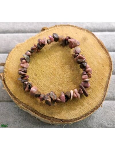 Bracelet rhodonite baroque