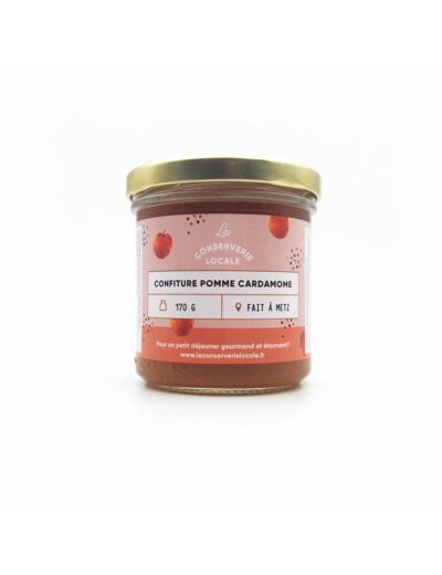 Confiture Pomme Cardamome 170g