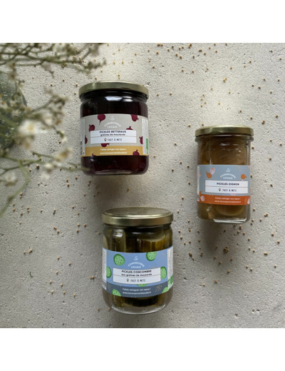 Bon Plan  DDM - Lot de 3 Pickles BIO + 1 livret de 6 recettes