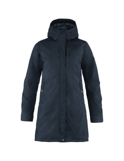 Parka Femme Kiruna Padded 555/Dark Navy FJALLRAVEN