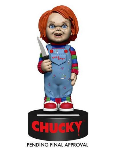 CHUCKY Jeu d'enfant Body Knocker Bobble Figure Chucky 16 cm