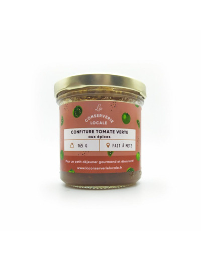 Confiture tomate verte épices - La conserverie locale