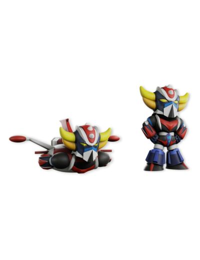 GOLDORAK - Soucoupe & Goldorak debout - Pack 2 figurines 7cm