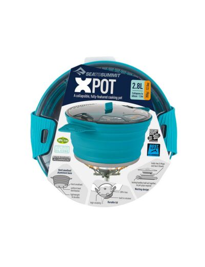 X-Pot Medium 2.8L Pacific Blue SEA TO SUMMIT