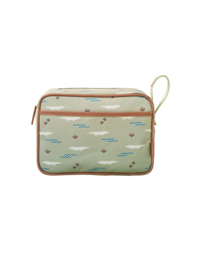 Grande Trousse De Toilette Crocodile -