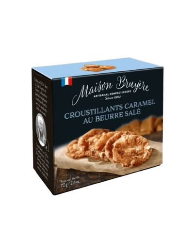 Croustillants caramel au beurre sale - Maison Bruyère