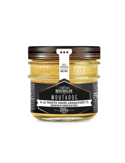 MOUTARDE A LA TRUFFE NOIRE AROMATISEE 1%