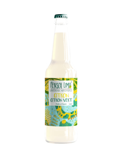 Limonade citron citron vert - 33 cl - Fensch limo