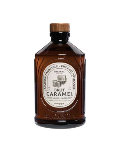 Sirop de caramel brut bio - Bacanha