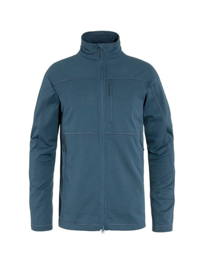 Veste polaire Homme Abisko Lite Fleece Dark Navy FJÄLLRÄVEN