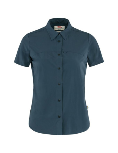 Chemise Femme High Coast Lite Shirt 560/Navy FJÄLLRÄVEN