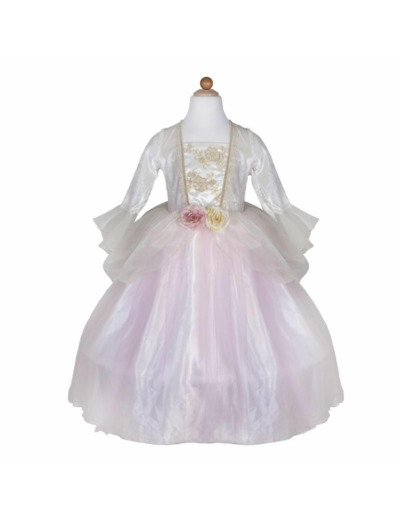 Robe De Princesse Rose Pale Et Or