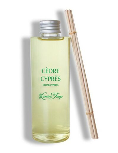 Recharge (Avec Rotins) pour Diffuseur de Parfums 200 ml Duo Cèdre & Cyprès