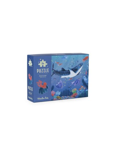 Puzzle phosphorescent Sous la mer (24 pièces) Les aventures de Paulie