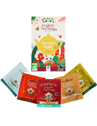 Assortiment Joyeux Noël Bio - 20 sachets - English tea shop