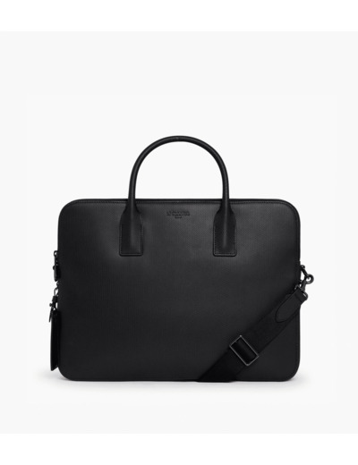 Porte document slim 15" Emile en cuir signature T