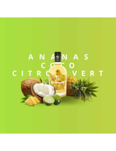 Rhum arrangés 70 cl – Ananas coco citron vert – Ti ced