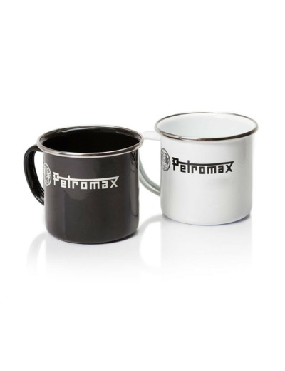 Tasse en émail Blanc PETROMAX