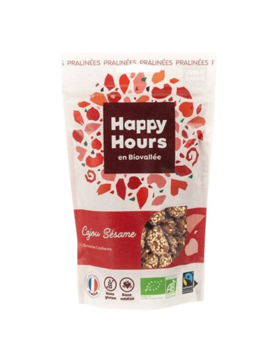 Sachet bio Cajou Sésame Miel - Happy hours bio