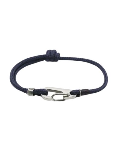 Bracelet montagne minimaliste Ubaye - Bleu marine - Monzémaré