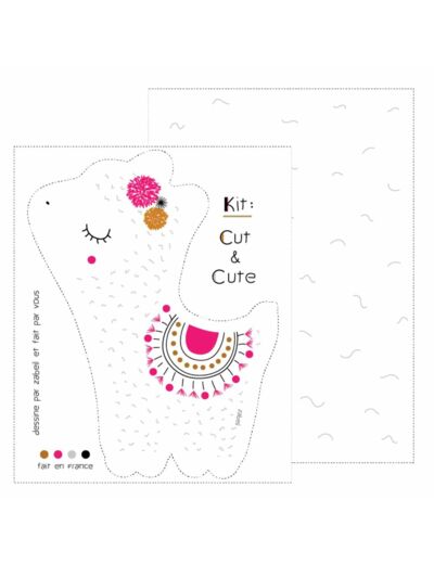 Kit couture doudou DIY (ou déco murale) - Zabeil