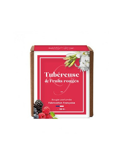 Bougie Végétale 180 g Duo Tubéreuse & Fruits Rouges