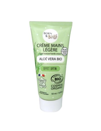 Crème mains bio - Aloé vera - Born to bio