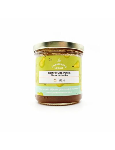 Confiture Poire Fèves de Tonka 170g