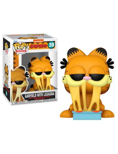 GARFIELD - POP Comics N° 39 - Garfield avec Plat de lasagne FUNKO