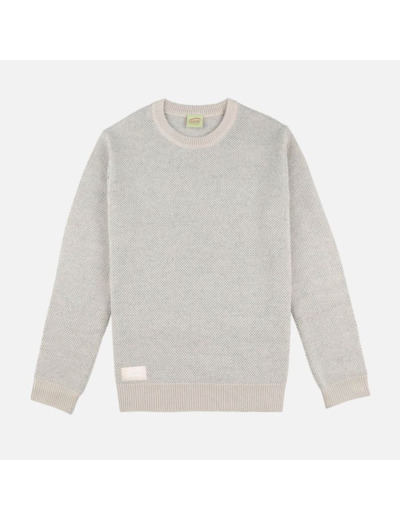 Pull Homme PRAIA Fancy knit wool sweater Corne OXBOW