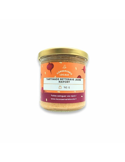 Tartinade Betterave jaune Raifort 145g