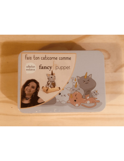 Kit DIY chat licorne fimo (caticorne) - Fancy Puppet et Graine Créative