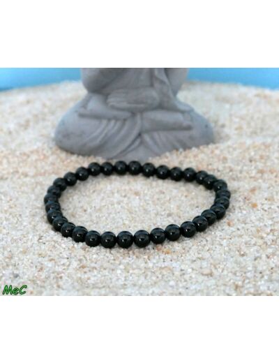 Bracelet spinelle noire