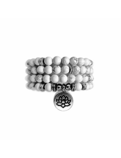 Bracelet sautoir lotus