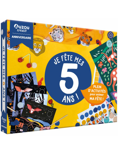 Je Fête Mes 5 Ans ! - coffret d'artiste - Auzou